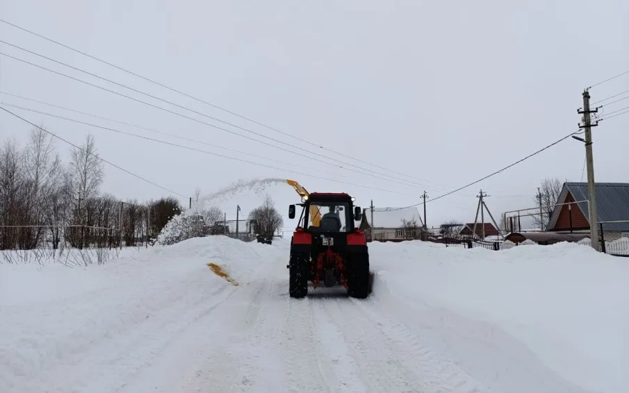 Очистка улиц от снега